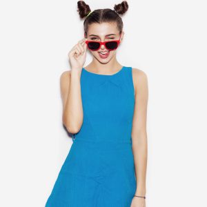 Blue dress